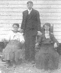 Harrison Shepherd with Bessie and Minnie Phouts