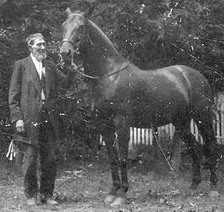John Ballou with horse