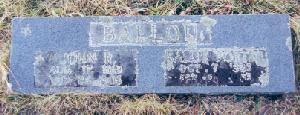 John and Sarah Ballou Grave