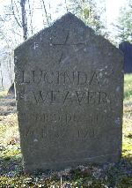 Lucinda Shepherd Weaver Grave