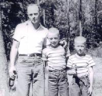 Melvin Shepherd with sons Dennis and Richard